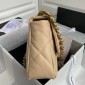 Chanel Pelle Borsa 19 Grande -Beige