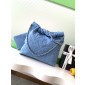 Chanel 22 Small Handbag-Blue denim 