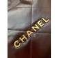 Chanel 22 Medium Handbag-Dark brown  