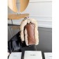 Borsa invernale Chanel Borsa a flap in lana-Brown/beige