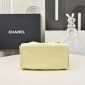 Chanel 25 Small handbag -Light Yellow Caviar leather 