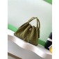 Chanel 25 Small handbag in Suede Calfskin-Green