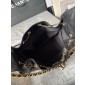 Chanel 25 Small handbag -Black Caviar leather 