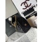 Chanel 25 Small handbag -Black Caviar leather 