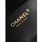 Chanel 25 Small handbag -Silver Grained leather 