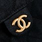 Chanel 25 Small handbag -Black washed denim 