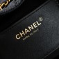 Chanel 25 Small handbag -Black washed denim 