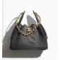 Chanel 25 Small handbag -Black washed denim 