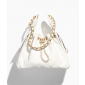 Chanel 25 Small handbag -White Caviar leather 