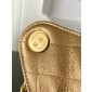Chanel 25 Small handbag -Dark gold Caviar leather 