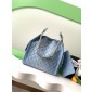Chanel 25 Medium handbag -Blue washed denim 