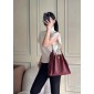 Borsa Chanel 25 Medio-Burgundy