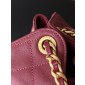 Borsa Chanel 25 Medio-Burgundy