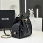 Chanel 25 Medium Backpack in Grained Calfskin-Black