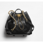Chanel 25 Medium Backpack in Grained Calfskin-Black