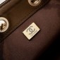 Chanel 25 Mini Bag in Suede Calfskin-Dark Brown