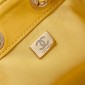 Chanel 25 Mini Bag in Suede Calfskin-Yellow