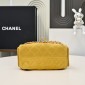Chanel 25 Mini Bag in Suede Calfskin-Yellow