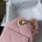 Chanel 25 Mini Bag in Suede Calfskin-Pink