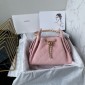 Chanel 25 Mini Bag in Suede Calfskin-Pink