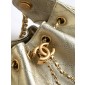 Chanel 25 Mini Bag in Grained Calfskin-Gold