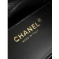 Chanel 25 Mini Bag in Grained Calfskin-Black