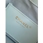 Chanel 25 Mini Bag in Grained Calfskin-Light blue