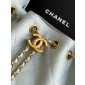 Chanel 25 Mini Bag in Grained Calfskin-Light blue