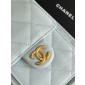 Chanel 25 Mini Bag in Grained Calfskin-Light blue