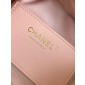 Chanel 25 Mini Bag in Grained Calfskin-Pink