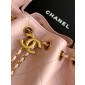 Chanel 25 Mini Bag in Grained Calfskin-Pink