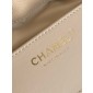 Chanel 25 Mini Bag in Grained Calfskin-Deep Beige