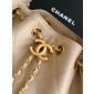 Chanel 25 Mini Bag in Grained Calfskin-Deep Beige