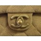 Borsa in suede Chanel-Dark beige