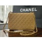 Borsa in suede Chanel-Dark beige