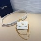 Cintura sottile Dior con borsa