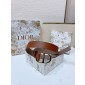 Cintura reversibile Dior 3.4cm