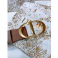 Cintura reversibile Dior 3.4cm