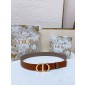 Cintura reversibile Dior 3.4cm