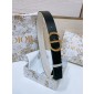 Cintura reversibile Dior 3.4cm