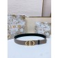 Cintura reversibile Dior 3.4cm