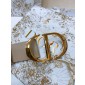 Cintura reversibile Dior 3.4cm