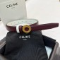 cintura celine Disc Buckle Reversible 25mm