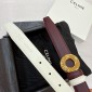 cintura celine Disc Buckle Reversible 25mm