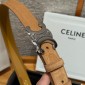 Cintura celine Triomphe Buckle 25mm in Suede Calfskin