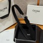 Cintura celine Triomphe Buckle 25mm in Suede Calfskin