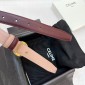 cintura celine Disc Buckle Reversible 25mm