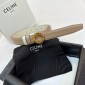 cintura celine Disc Buckle Reversible 25mm