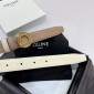 cintura celine Disc Buckle Reversible 25mm