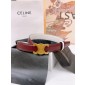 Cintura celine Triomphe Reversible 25mm 